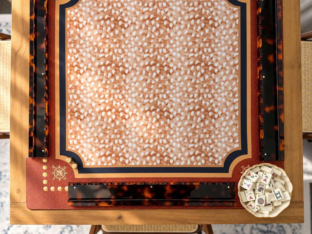 Faux Leather Mahjong Mat