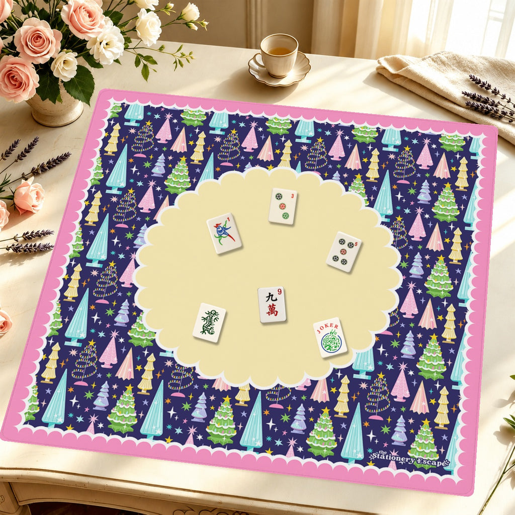 Merry & Bright Mahjong Mat — Styled Tile Table [styled-tile-table-square]