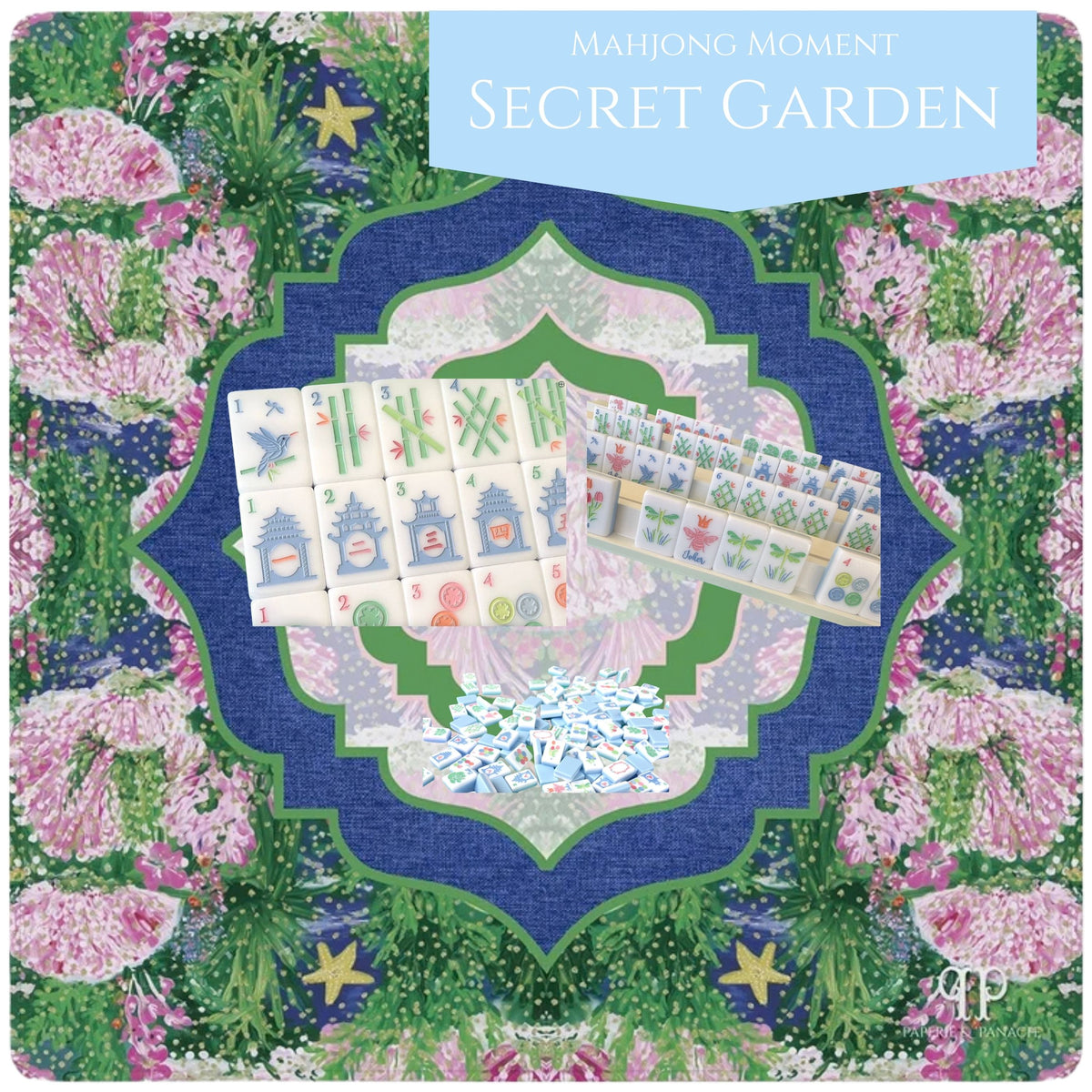 Midnight Marina Mahjong Mat styling and tile pairing 3