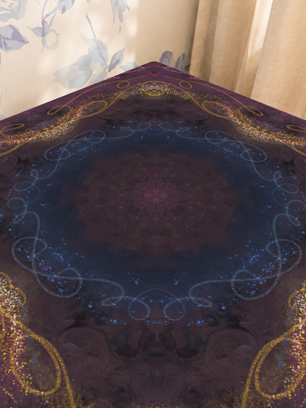 Midnight Stardust Soiree — Sunlit Close-up [sunlit-closeup-square]