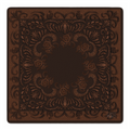 Mocha Motion |  33"x 33" SI Signature™ faux leather