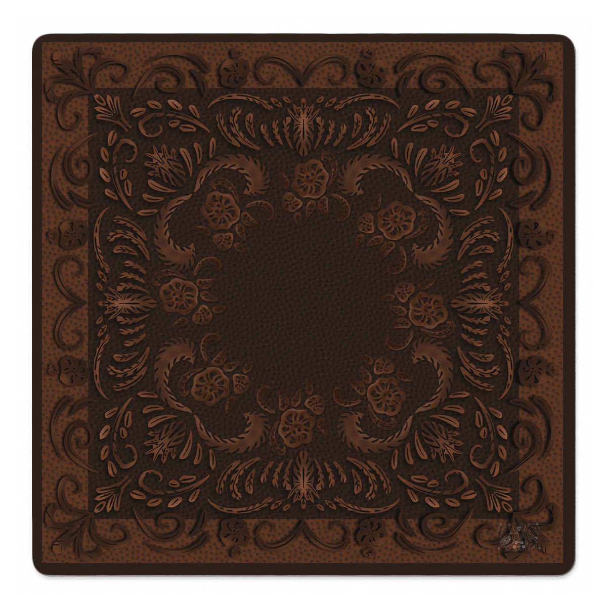 Mocha Motion |  33"x 33" SI Signature™ faux leather