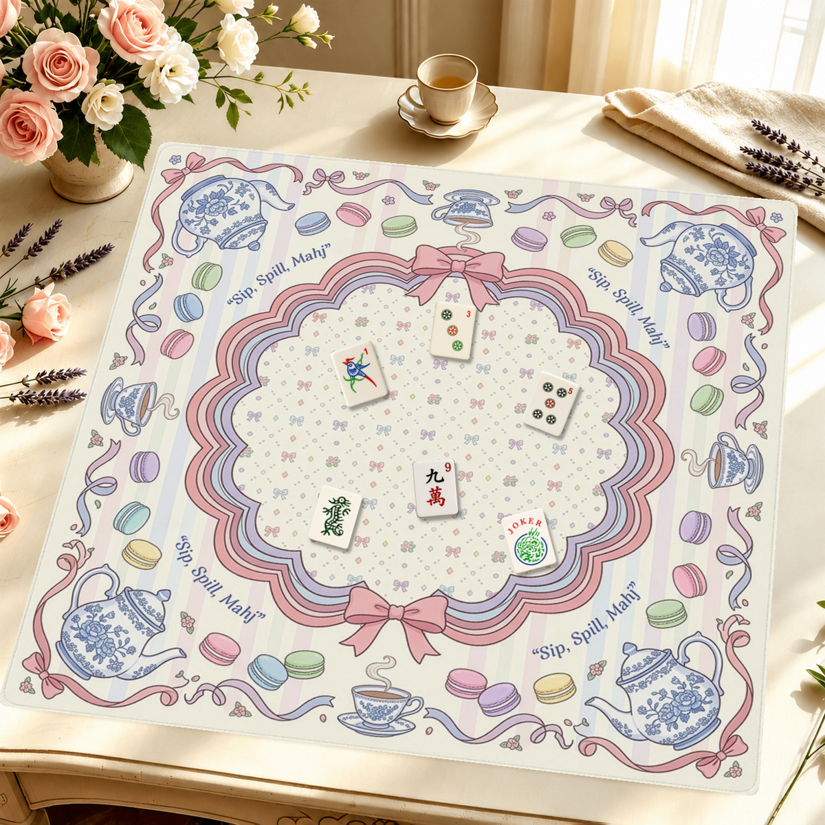 Mahjong by SI™ Sip Spill Mahj Mahjong Mat