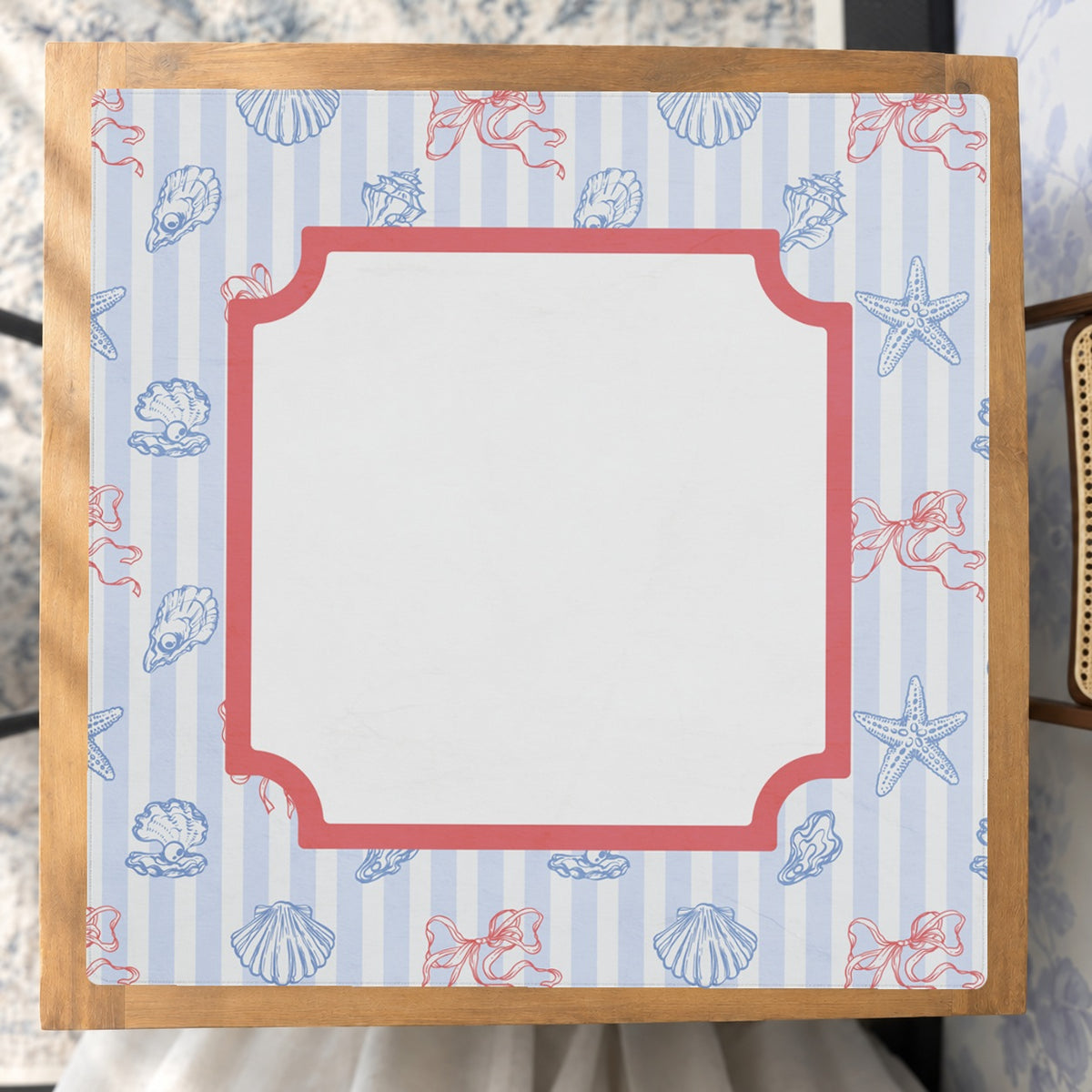 Mahjong by SI™ Ocean Relics Mahjong Mat — Studio Overhead [studio-overhead-square]