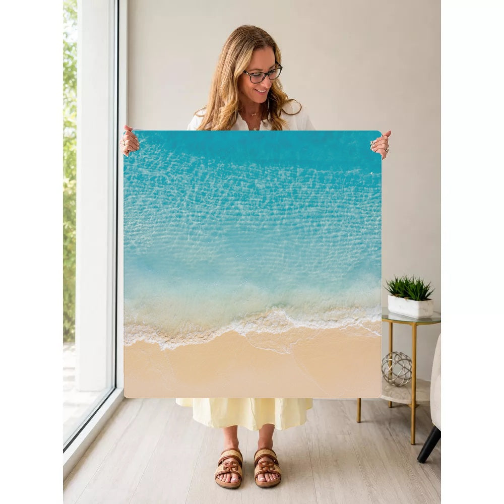 Mahjong by SI™ Ocean Veil Mahjong Mat — Held Mat Portrait [held-mat-portrait-square]