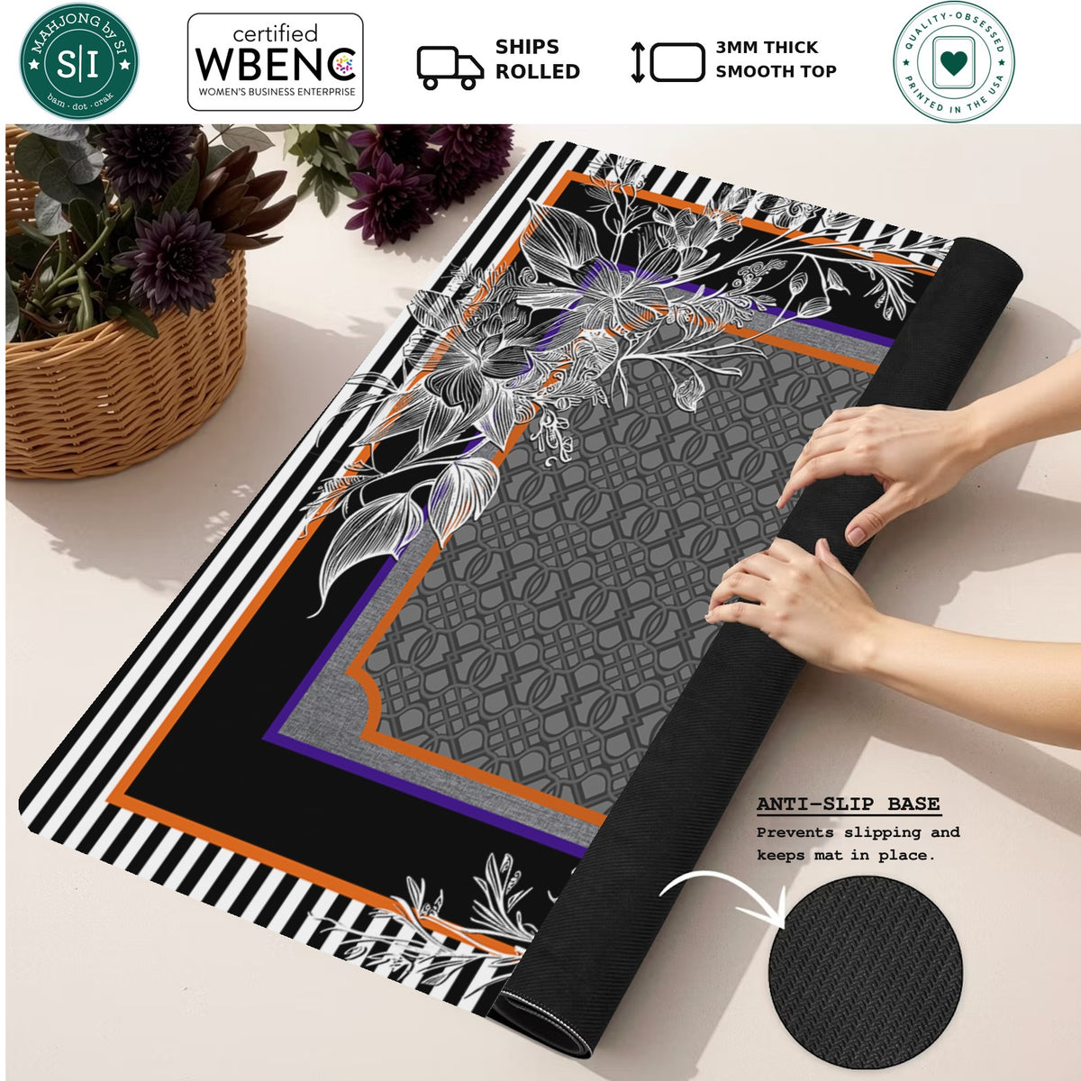 Orange You Bewitched — Rolled Mat Feature Image [rolled-feature-square]