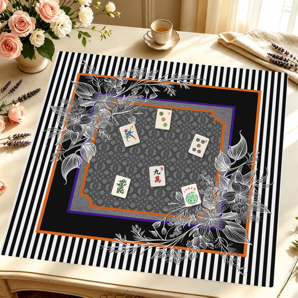 Orange You Bewitched — Styled Tile Table [styled-tile-table-square]