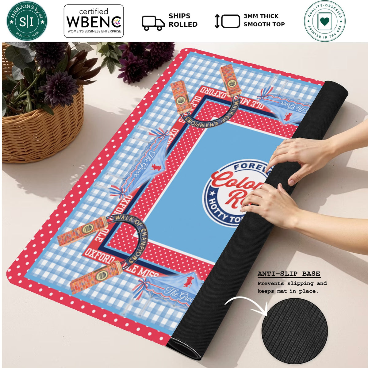 Oxford Social Club — Rolled Mat Feature Image [rolled-feature-square]