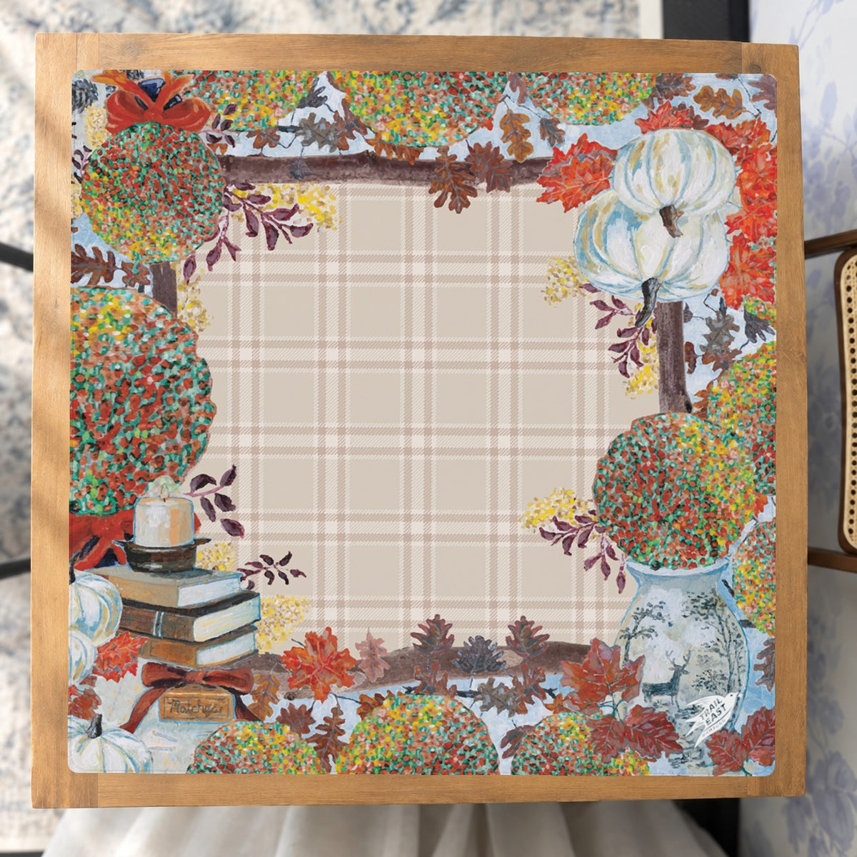 Painting Cozy Fall — Studio Overhead [studio-overhead-square]