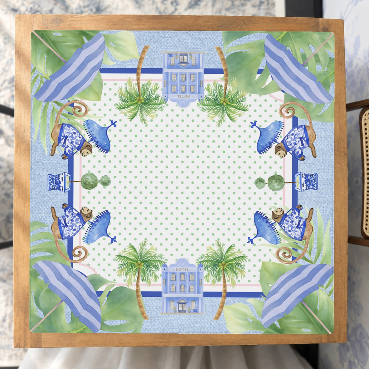 Palm Beach Escape | Blue — Studio Overhead [studio-overhead-square]