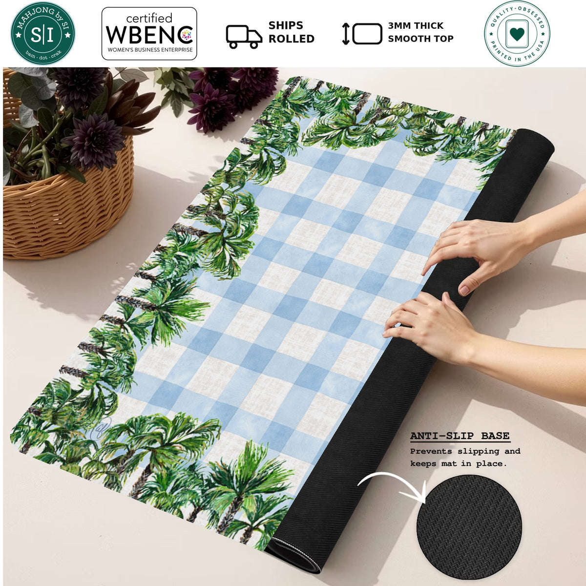 Palm Court — Rolled Mat Feature Image [rolled-feature-square]