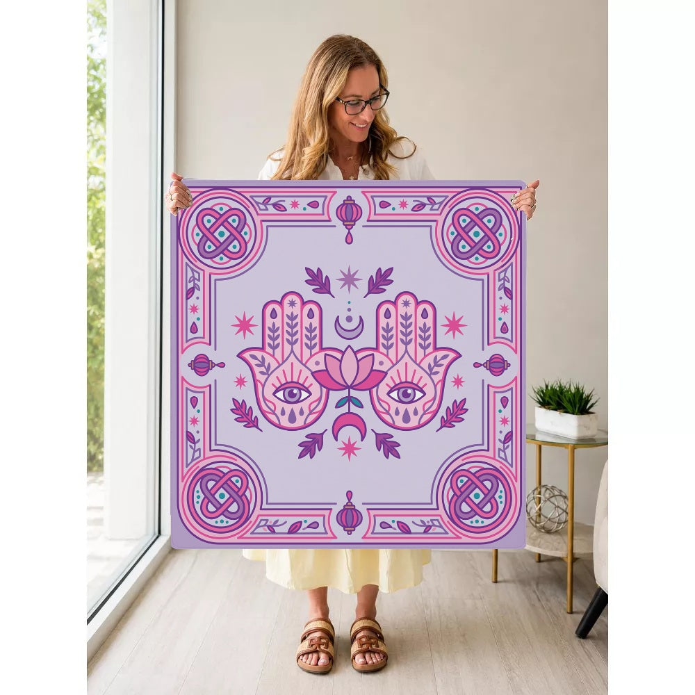 Mahjong by SI™ Palm Read My Tiles Mahjong Mat — Held Mat Portrait [held-mat-portrait-square]