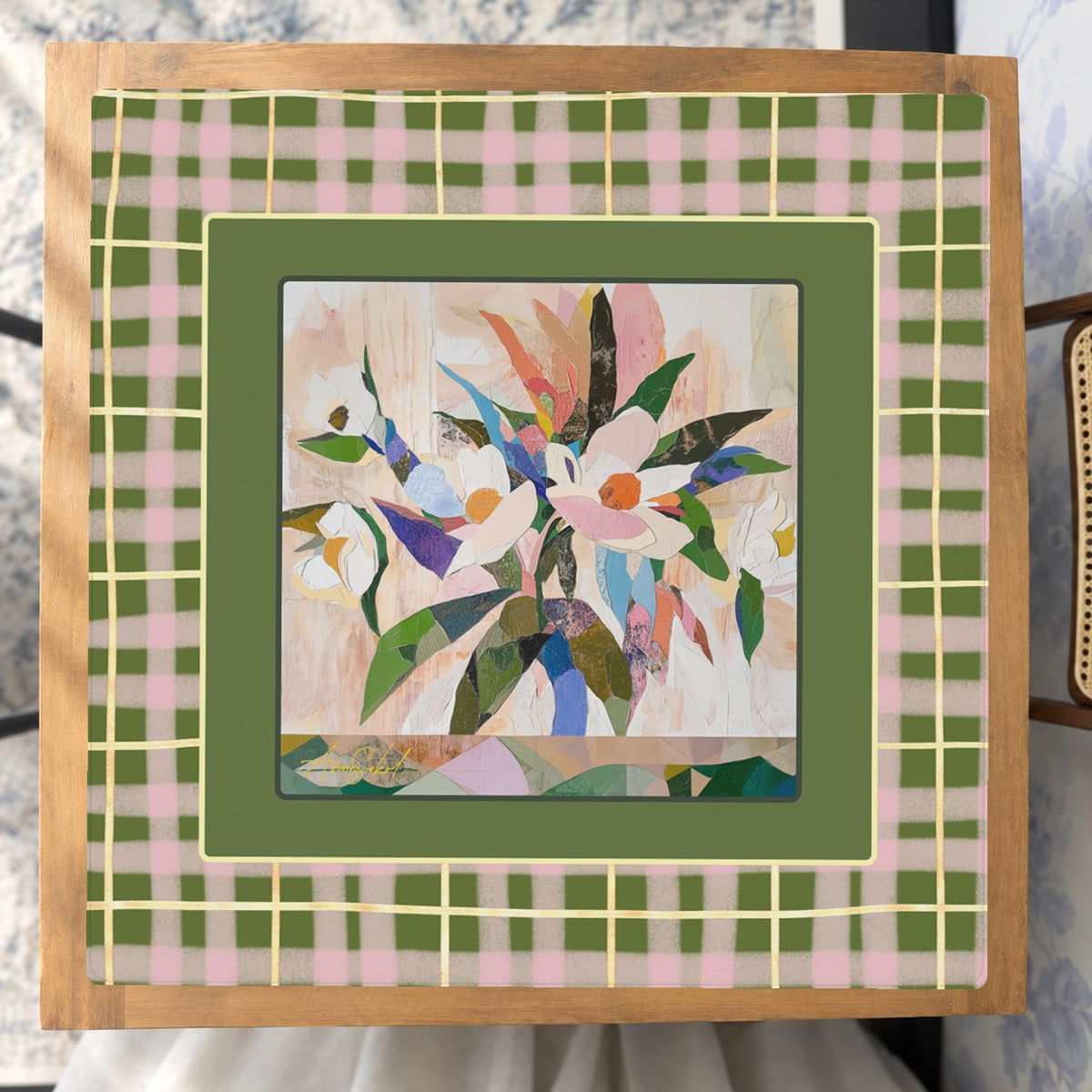 Paper Painting — Studio Overhead [studio-overhead-square]