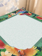 Mahjong by SI™ Paradise Blooms Mahjong Mat — Sunlit Close-up [sunlit-closeup-square]