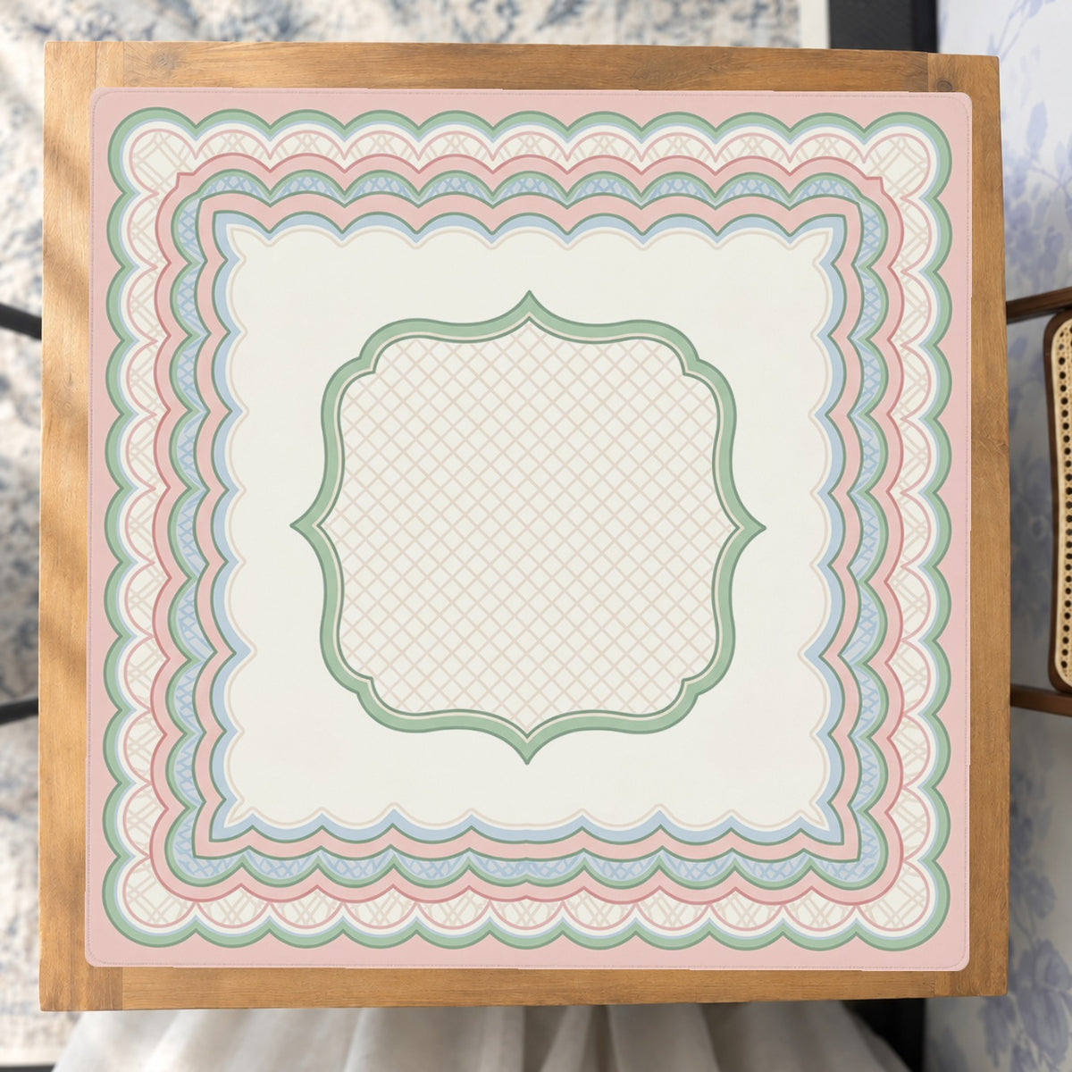 Mahjong by SI™ Pastel Perfection Mahjong Mat — Studio Overhead [studio-overhead-square]