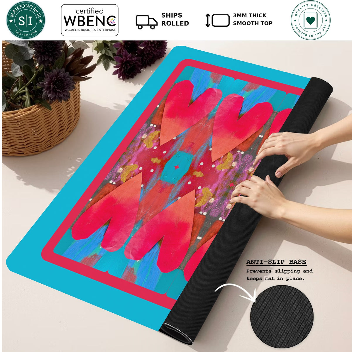 Pattern Play — Rolled Mat Feature Image [rolled-feature-square]