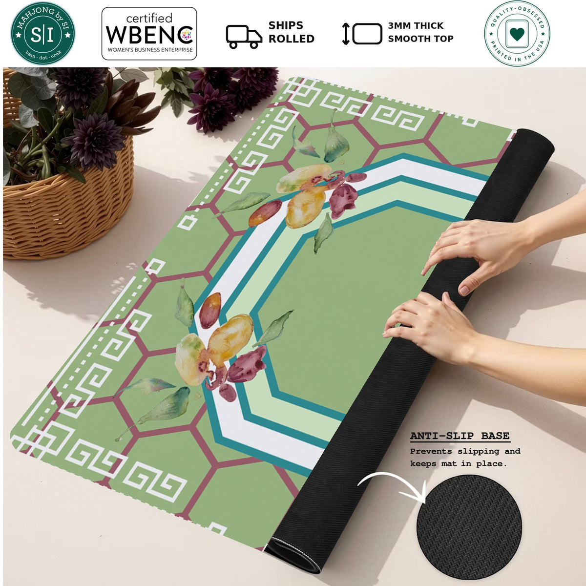 Pear Necessities — Rolled Mat Feature Image [rolled-feature-square]