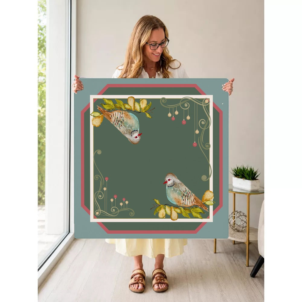 Pear-tridge in Paradise — Held Mat Portrait [held-mat-portrait-square]