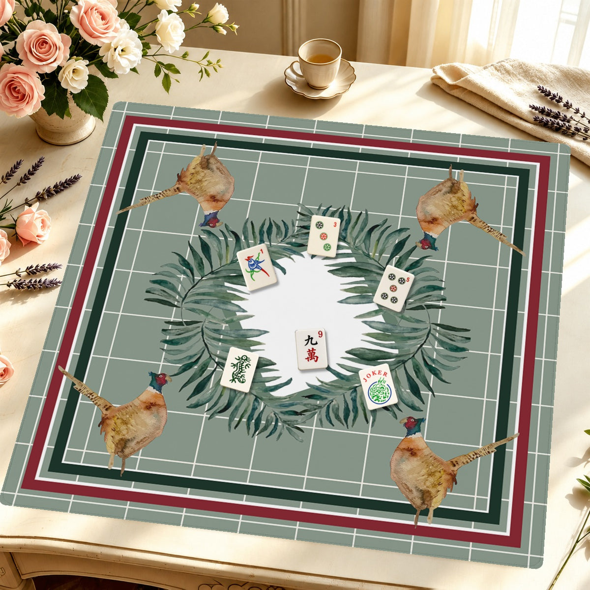 Pheasant Company — Styled Tile Table [styled-tile-table-square]