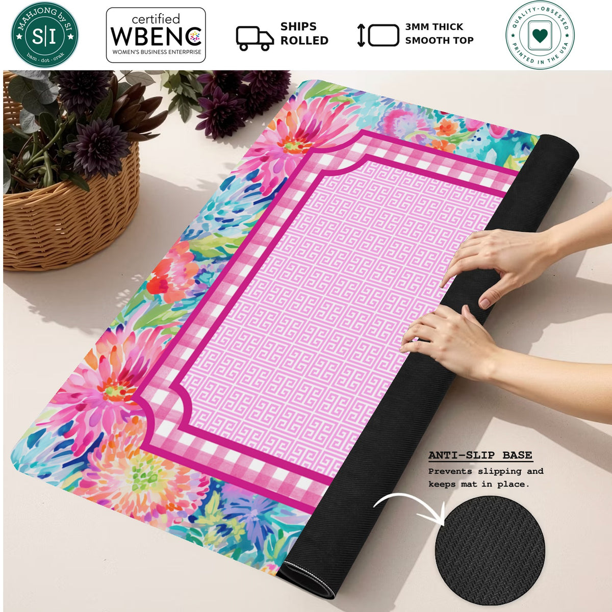 Pink Key to My Heart — Rolled Mat Feature Image [rolled-feature-square]