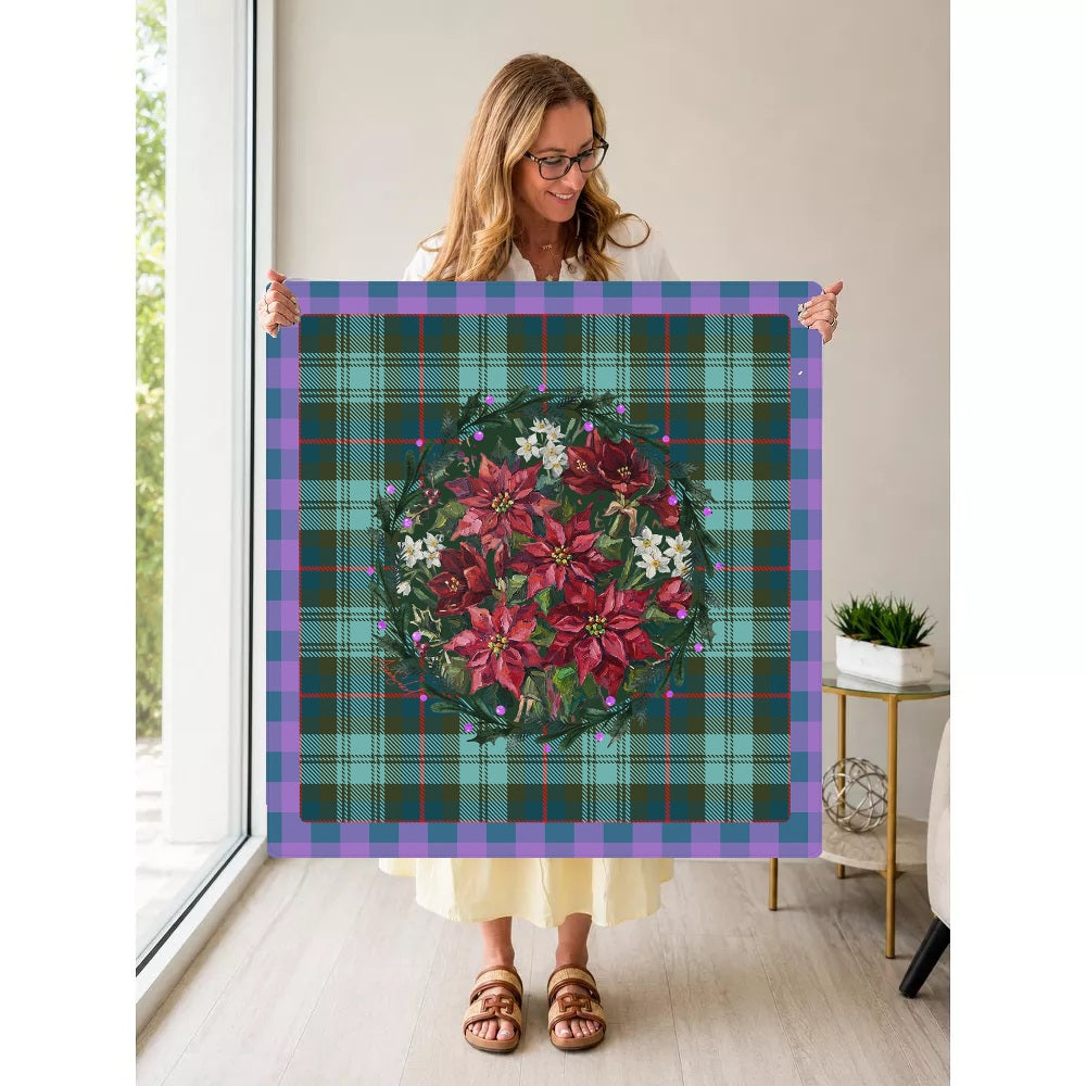 Poinsetta Party — Held Mat Portrait [held-mat-portrait-square]