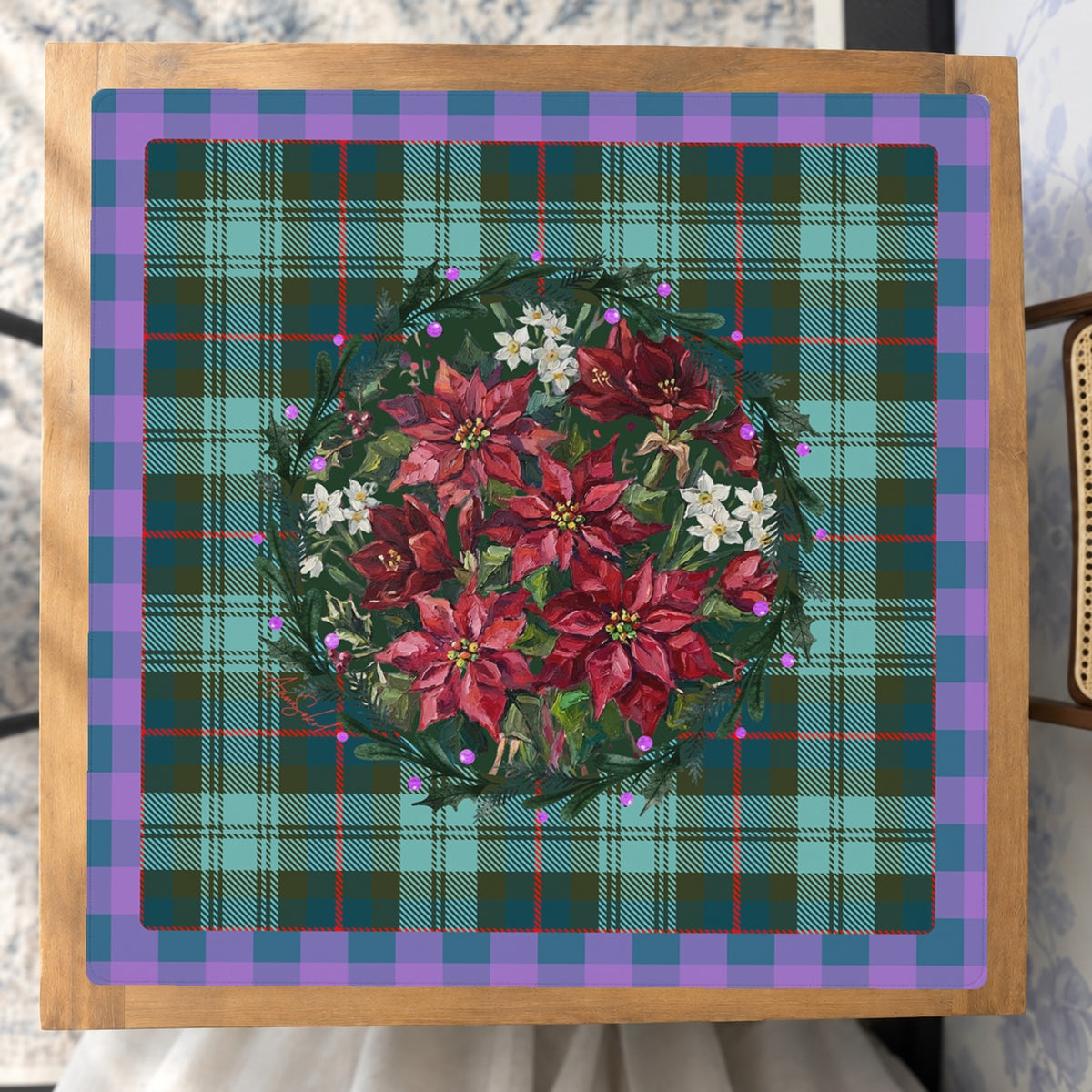 Poinsetta Party — Studio Overhead [studio-overhead-square]