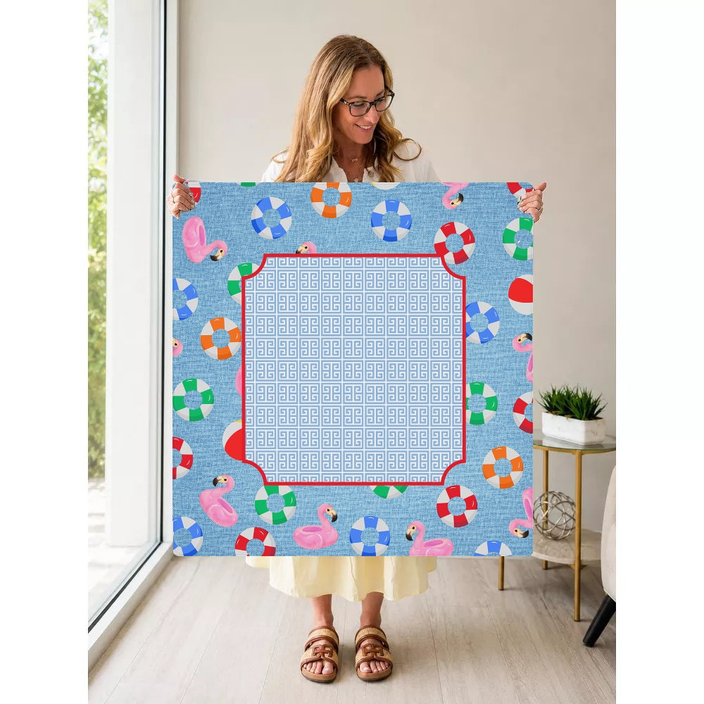 Pool Float Kind of Day — Held Mat Portrait [held-mat-portrait-square]