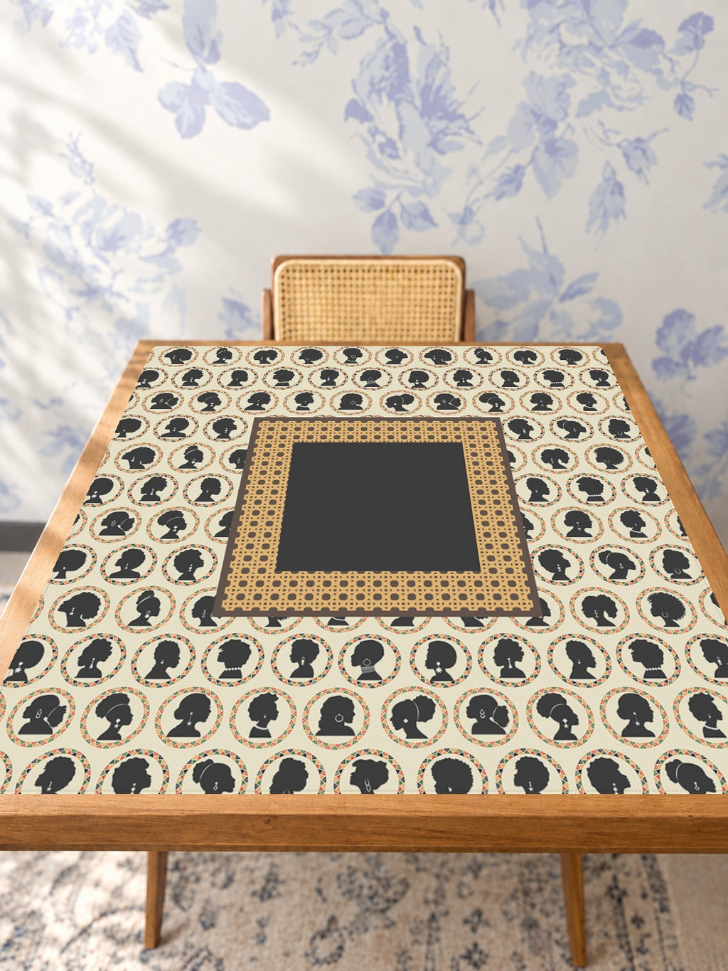 Mahjong by SI™ Portraits of Pride Mahjong Mat — Studio Table Angle [studio-angle-square]