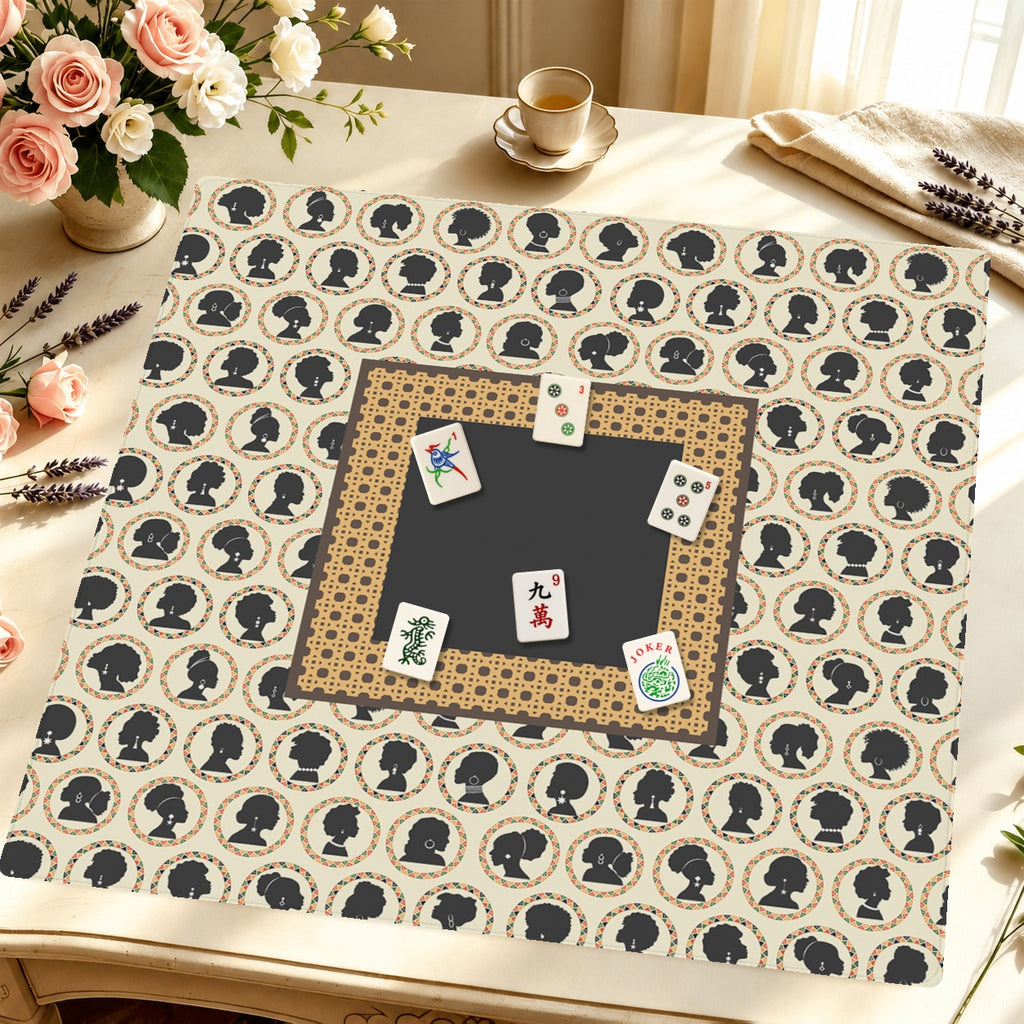 Mahjong by SI™ Portraits of Pride Mahjong Mat — Styled Tile Table [styled-tile-table-square]