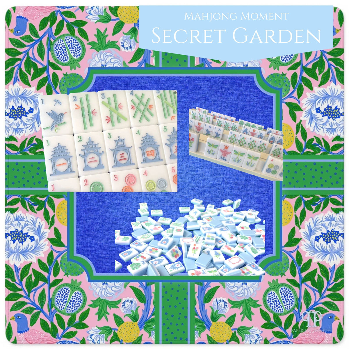 Positively Positano Mahjong Mat styling and tile pairing 2