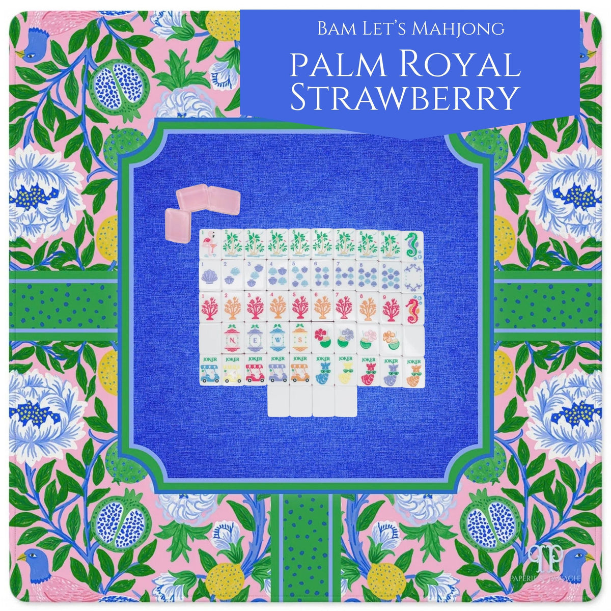 Positively Positano Mahjong Mat styling and tile pairing 5