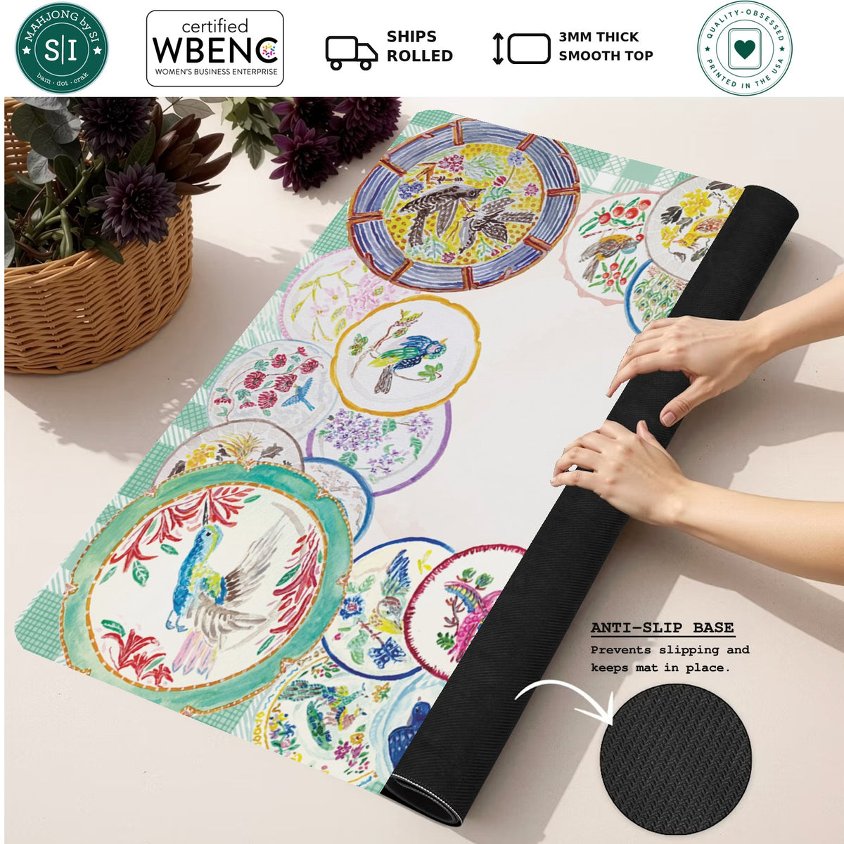 Pretty Plates — Rolled Mat Feature Image [rolled-feature-square]