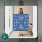 Mahjong by SI™ Corner Crush | Blue Mahjong Mat — lifestyle video (clear logo)