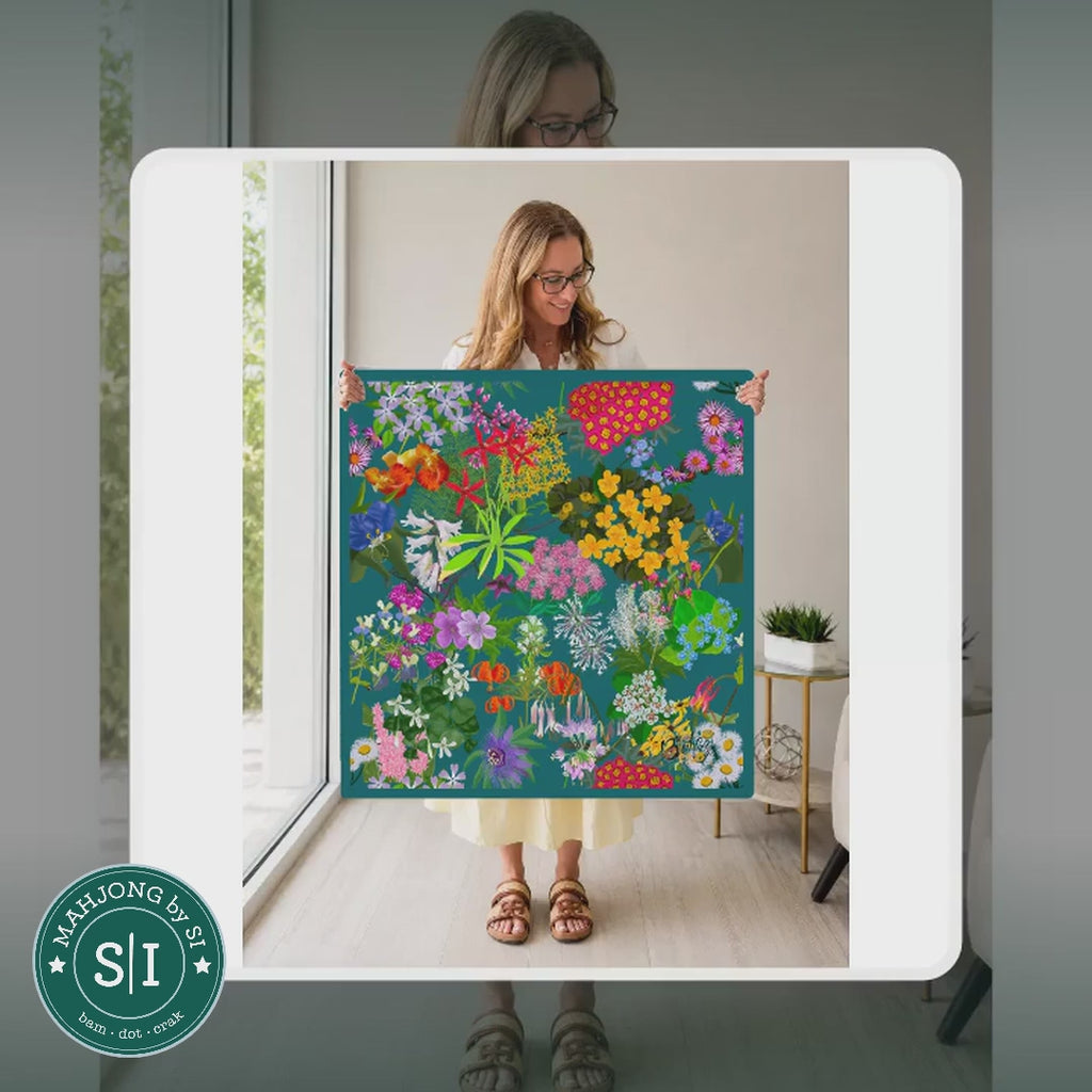 Botanical Rhapsody in Teal — lifestyle video (clear logo)