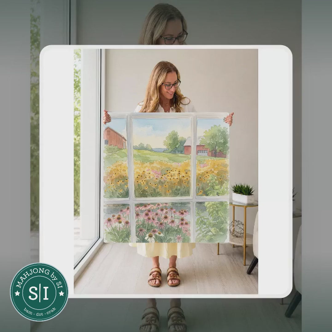 Mahjong by SI™ Fields of Glory Mahjong Mat — lifestyle video (clear logo)
