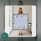 Mahjong by SI™ Full Bloom | Blue Circle Mahjong Mat — lifestyle video (clear logo)