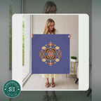 Mahjong by SI™ Gilded Opulence | Blue Mahjong Mat — lifestyle video (clear logo)