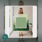 Mahjong by SI™ Blank Canvas  | Green Square Mahjong Mat — lifestyle video