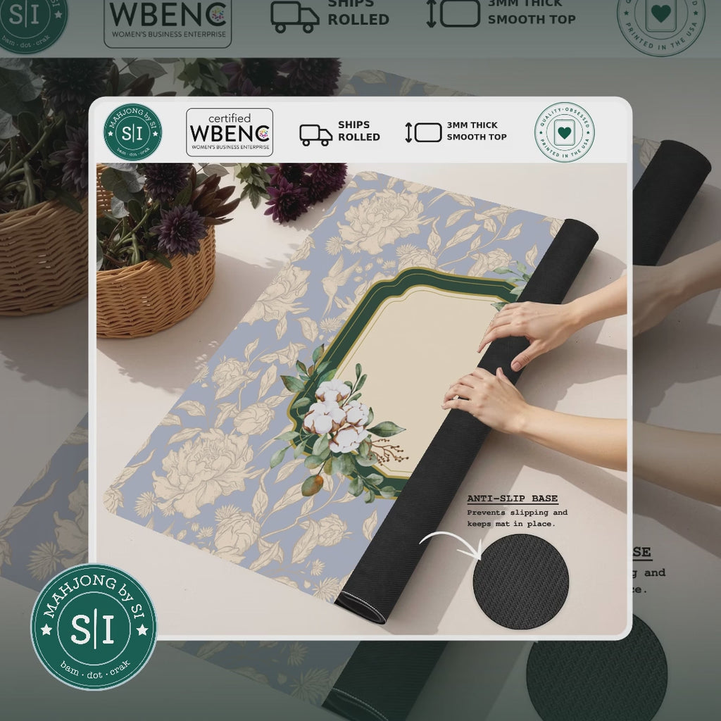 Mahjong by SI™ The Conservatory Mahjong Mat — lifestyle video (clear logo)