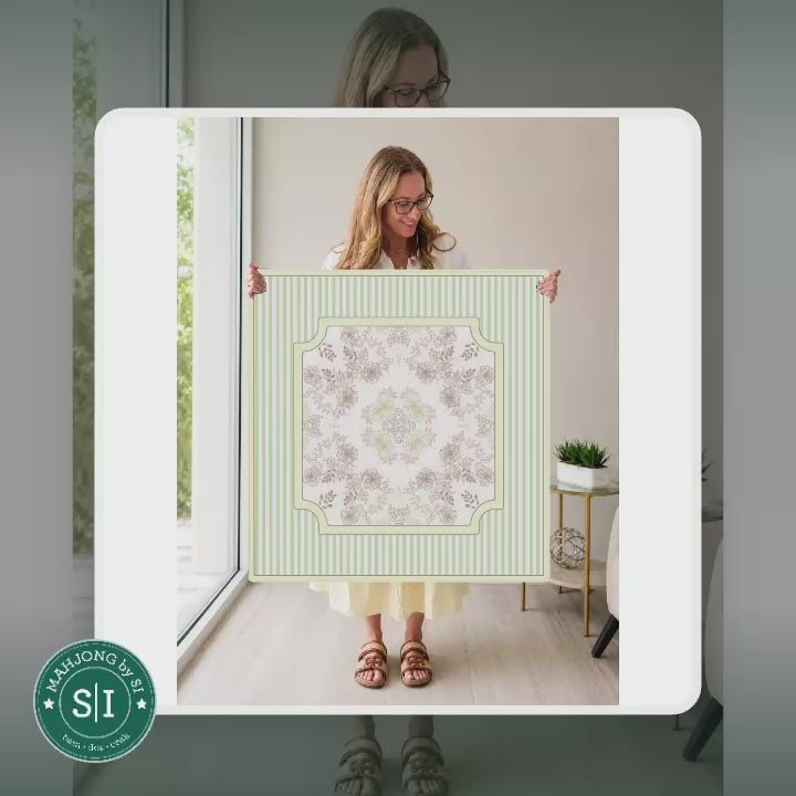 Mahjong by SI™ Sage Arabesque Mahjong Mat