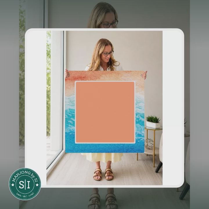 Mahjong by SI™ Coral Me Maybe Mahjong Mat — lifestyle video