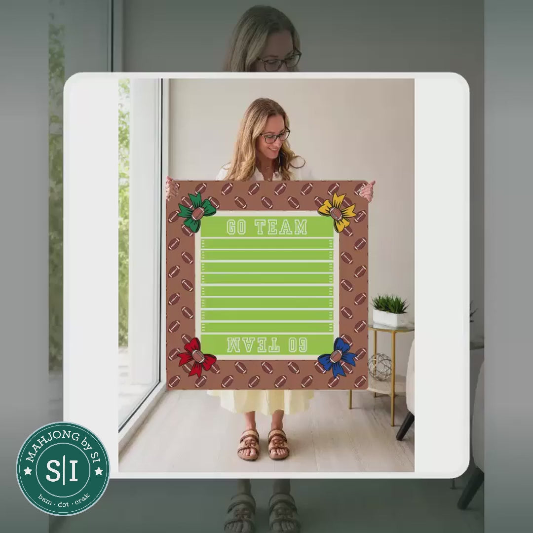 Mahjong by SI™ Blitz and Bows Mahjong Mat — lifestyle video (clear logo)