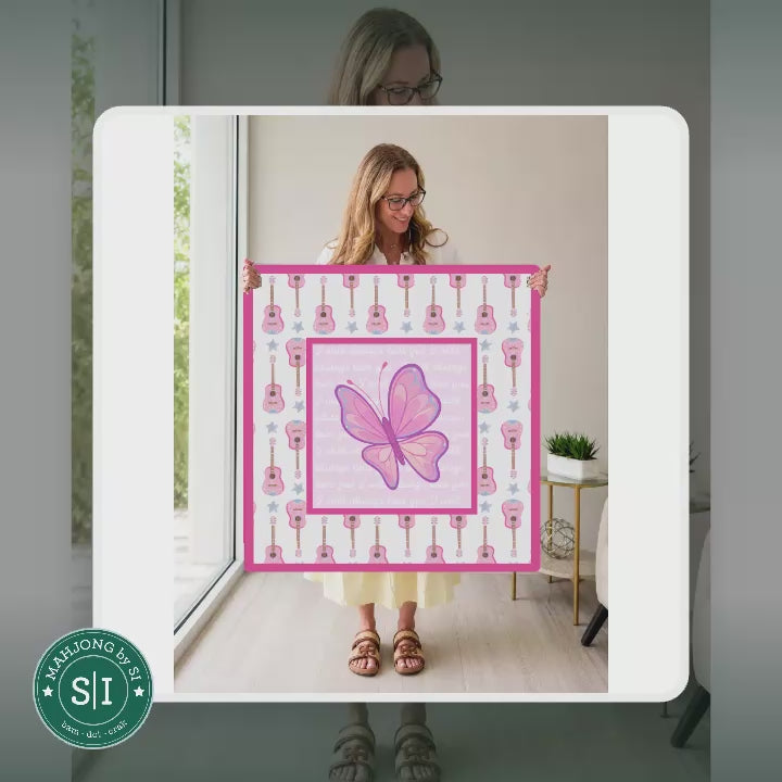 Mahjong by SI™ Six String Serenade Mahjong Mat