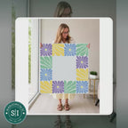 Mahjong by SI™ Garden Grid | Yellow Mahjong Mat — lifestyle video (clear logo)