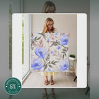 Mahjong by SI™ Rose Garden | Blue Mahjong Mat — lifestyle video (clear logo)
