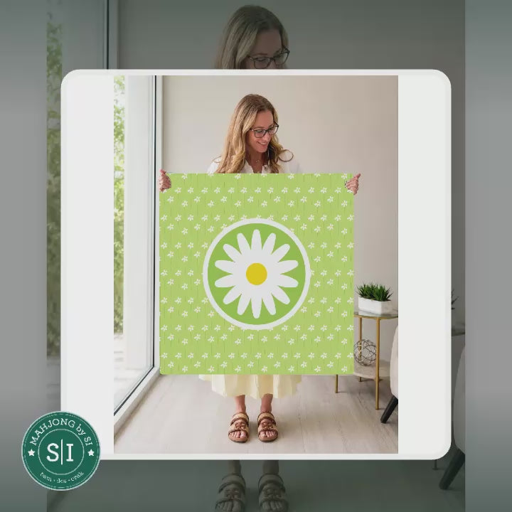 Mahjong by SI™ Pushing Up Daisies Mahjong Mat