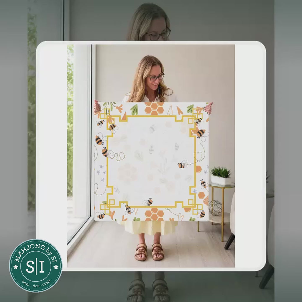 Mahjong by SI™ Honey Lovers Mahjong Mat — lifestyle video (clear logo)