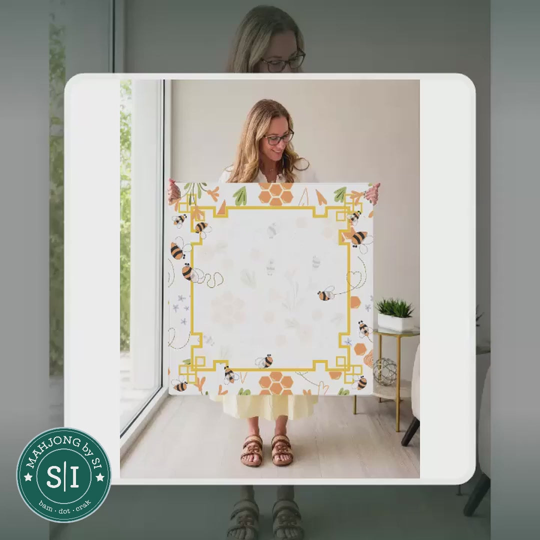 Mahjong by SI™ Honey Lovers Mahjong Mat — lifestyle video (clear logo)