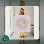 Mahjong by SI™ Bee Sweet | Pink Mahjong Mat — lifestyle video (clear logo)