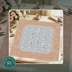 Mahjong by SI™ Porcelain & Peach Mahjong Mat — lifestyle video (clear logo)